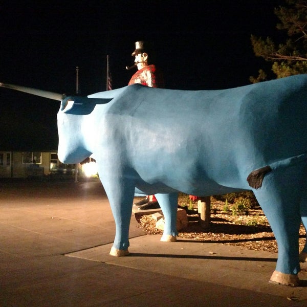 Photo taken at Paul Bunyan &amp; Babe The Blue Ox by Meredith B. on 7/1/2017
