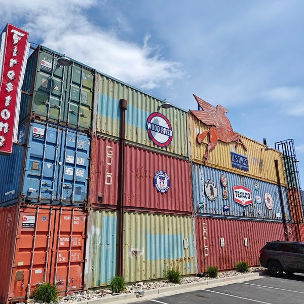 Container Corner Shopping Plaza in Springville
