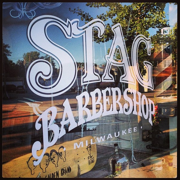 Photo taken at Stag Barbershop by Jon B. on 7/24/2013