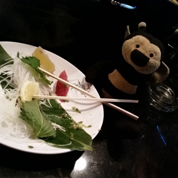 Photo taken at KumaDori Sushi by Lyd A. on 6/16/2014