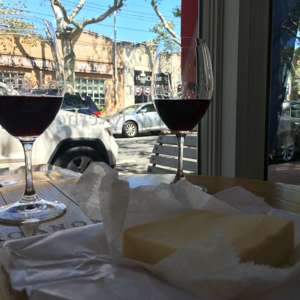 Go down the street to Village Cheese, get an extra sharp cheddar, and come back to enjoy it with a glass of Cab Franc.