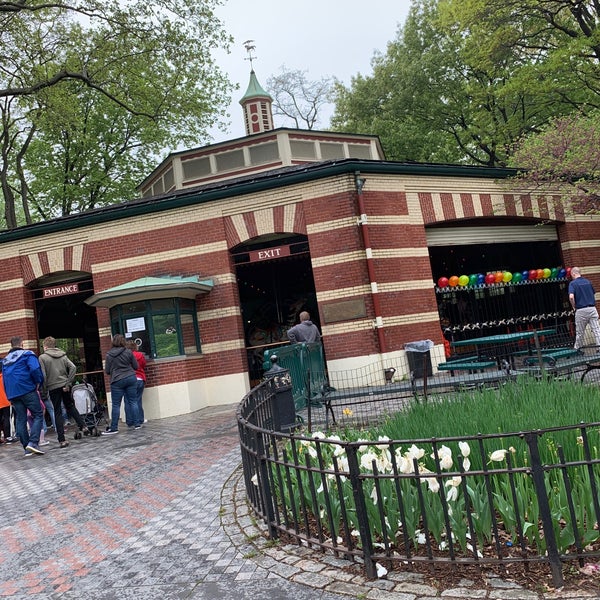 Photo taken at Central Park Carousel by Keri C. on 5/4/2019