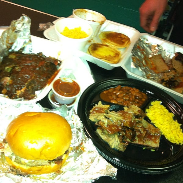 Photo taken at Abbey&#39;s Real Texas BBQ by psizzle z. on 2/27/2013