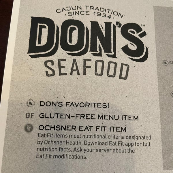 Don's Seafood Metairie, LA