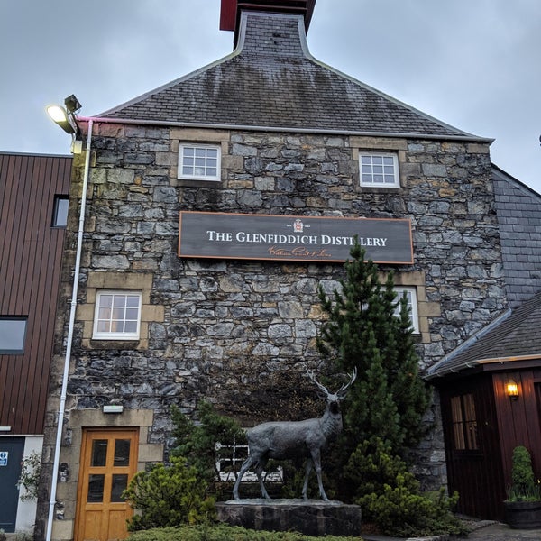 Photo taken at Glenfiddich Distillery by Leo L. on 2/28/2019