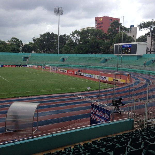 Photo taken at Thong Nhat Stadium by Tung B. on 5/25/2014