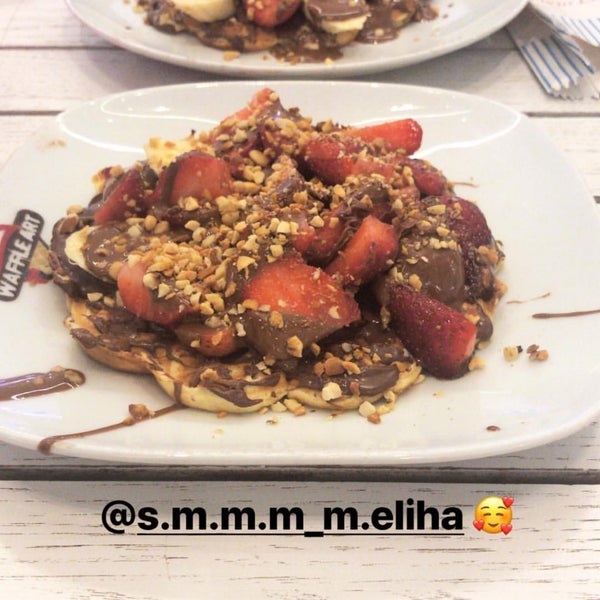 Photo taken at Waffle Art by Selin A. on 3/19/2019