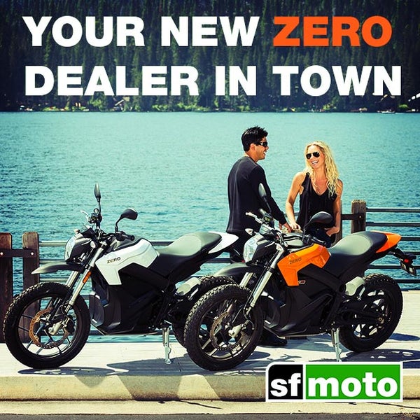 SF Moto is now an official dealer of ZERO electric motorcycles!