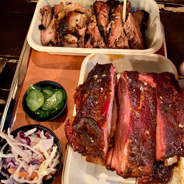 Photo taken at Mighty Quinn&#39;s BBQ by Chelle . on 2/22/2020