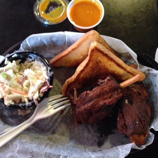 Pig wings and slaw!