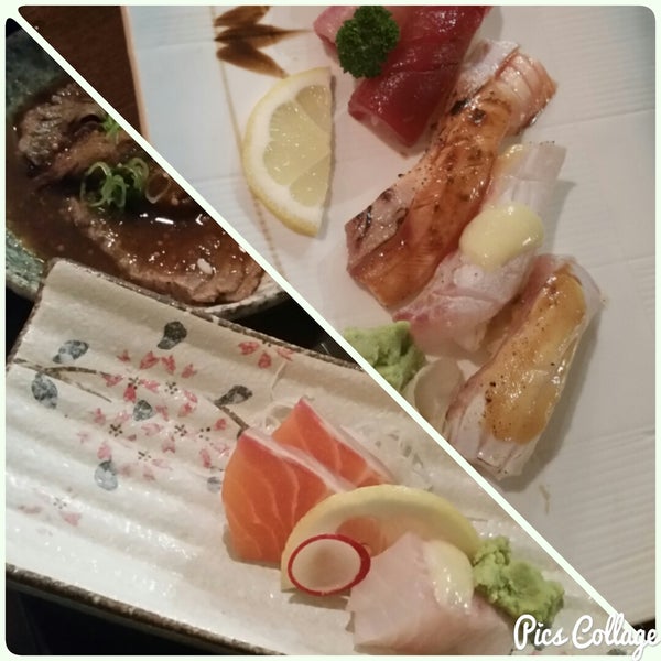 The bento box, though a seemingly ordinary choice, was terrific. The sushi sashimi plates are also as gorgeous to look at as well as to eat.