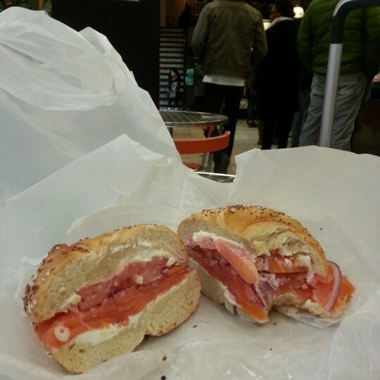 Photo taken at Bagel Maven Cafe by Cody H. on 1/2/2013