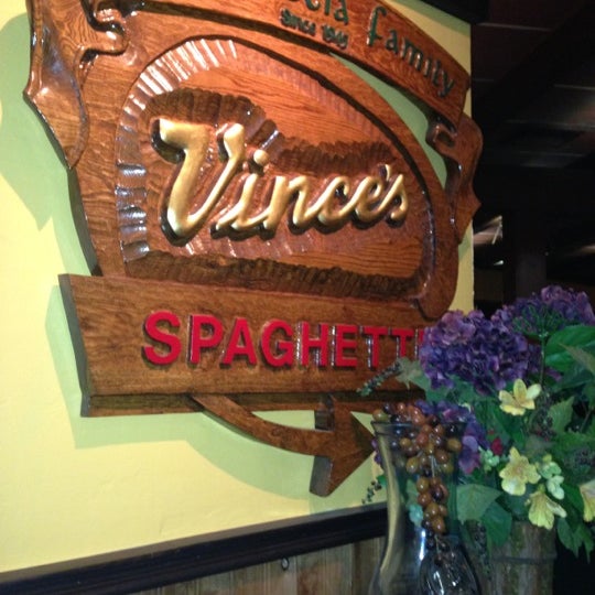 Photo taken at Vince&#39;s Spaghetti by Danny M. on 11/16/2012