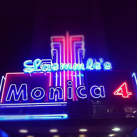 Photo taken at Laemmle&#39;s Monica Fourplex by Josh D. on 11/16/2012