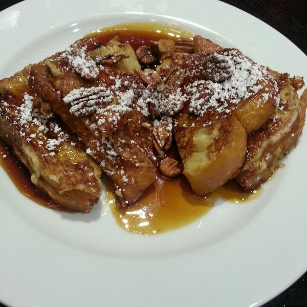Don't forget to validate your parking ticket ar the garage next door by University of Phoenix!  Monkey stuffed french toast mmmmm