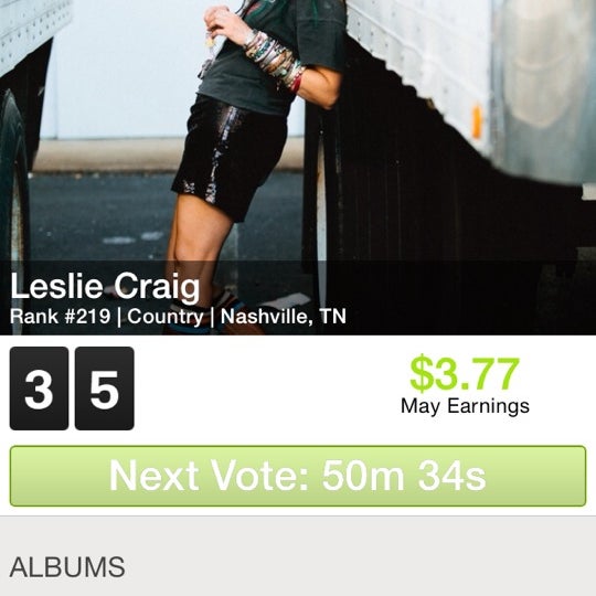 Vote for Leslie Craig on @artistsignal. The top artist each month gets $10,000. http://artistsignal.com/lesliecraig