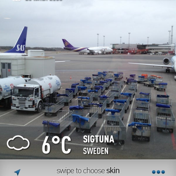 Das Foto wurde bei Flughafen Stockholm-Arlanda (ARN) von Prapapan A. am 4/26/2013 aufgenommen