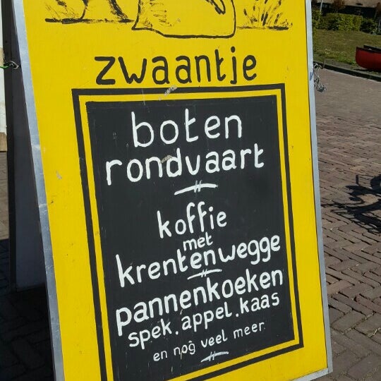 Das Foto wurde bei Restaurant Rondvaartbedrijf ‘t Zwaantje von Evelyn S. am 5/4/2016 aufgenommen