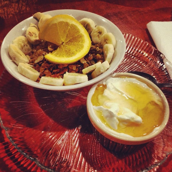 Granola bowl with greek yogurt is the best.