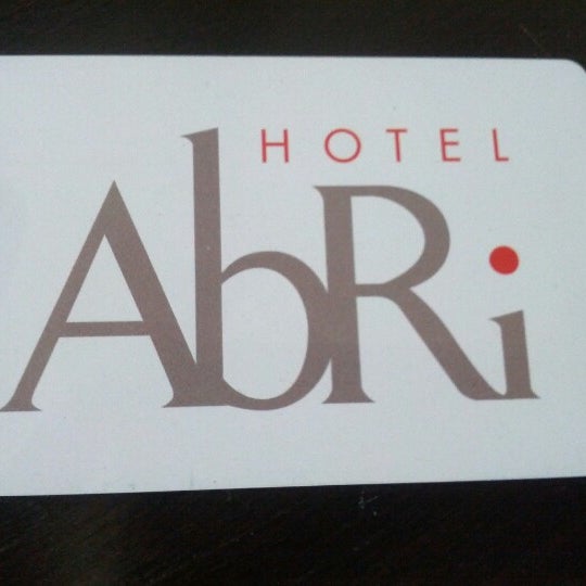 Photo taken at Hotel Abri by Suzie M. on 9/17/2012