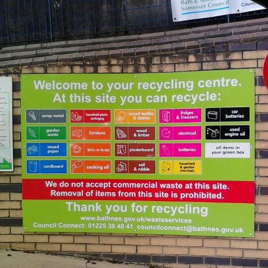 Bath Recycling Centre Recycling Facility