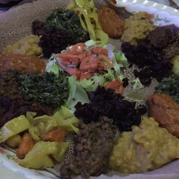 Photo taken at Lalibela Restaurant by Val on 11/25/2014