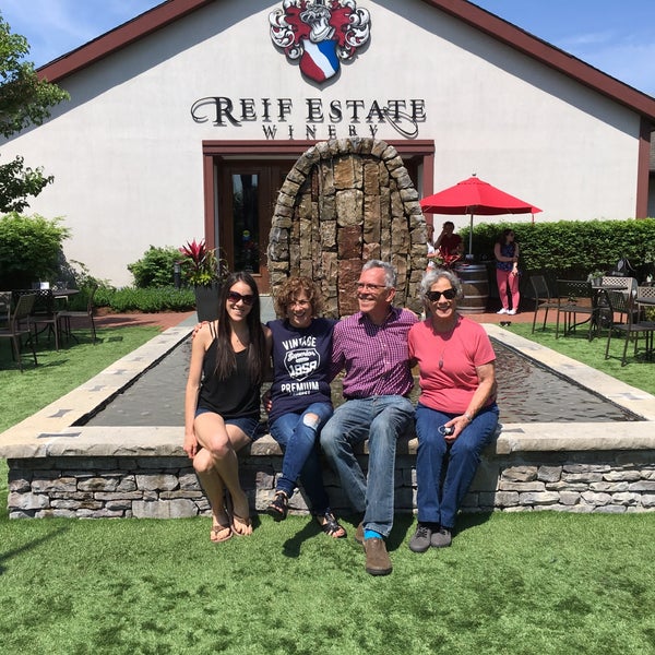Photo taken at Reif Estate Winery by Rebecca S. on 5/30/2018