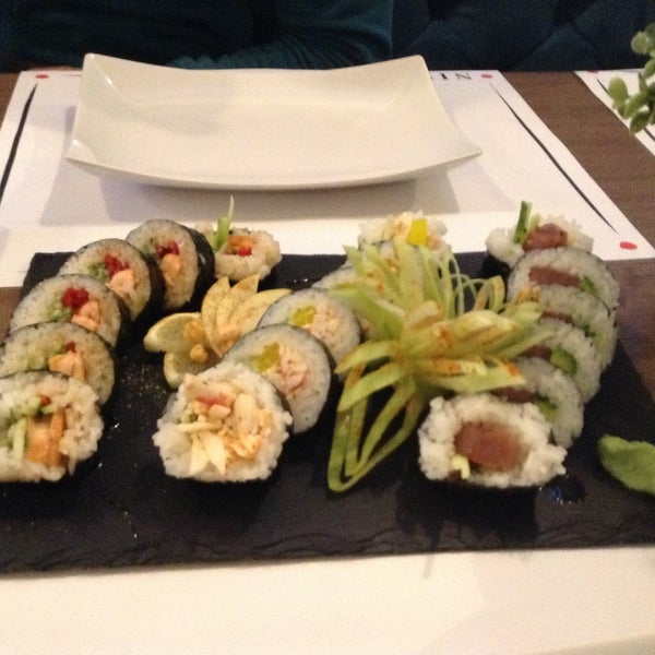 Photo taken at Nine Kitchen  sushi &amp; fusion by Kasia L. on 2/9/2015
