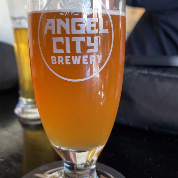Photo taken at Angel City Brewery by Teri H. on 10/2/2021