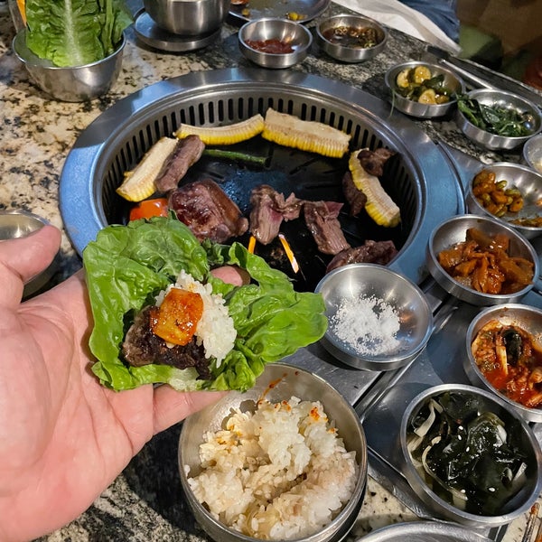 Pretty authentic Korean bbq. The meat mix is great for ?