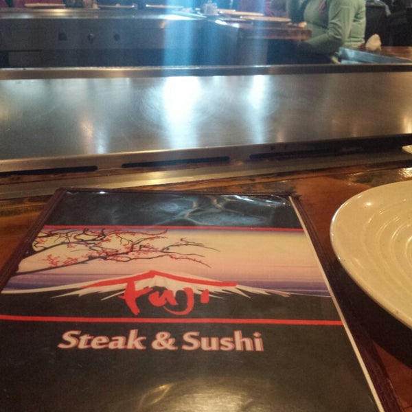 Photo taken at Fuji Steak &amp; Sushi Tennessee by Alejandra R. on 2/9/2014