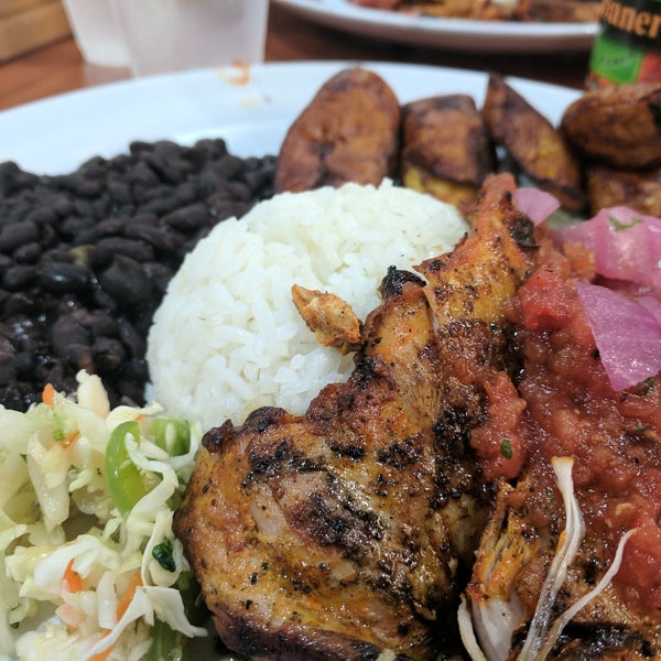 Pollo Asado plate is fantastic, when accented with their amazing habanero hot sauce.
