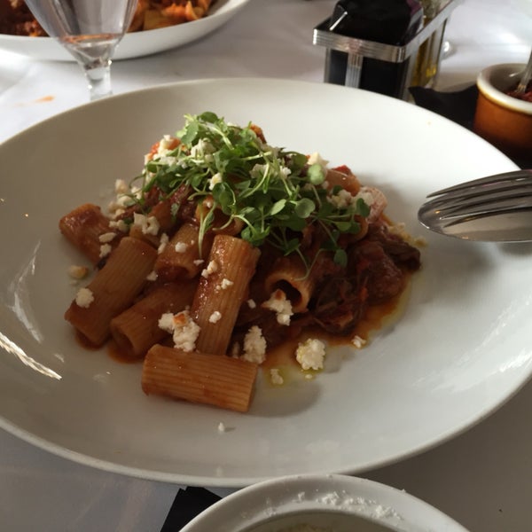 Short ribs rigatoni is a must try here if you're in the mood for pasta