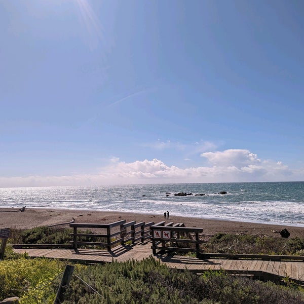 Photo taken at Moonstone Beach by Nancy S. on 2/22/2022