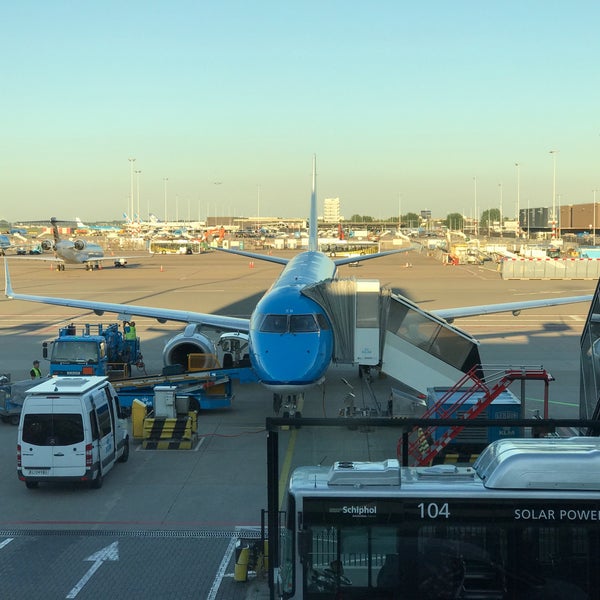 Photo taken at Amsterdam Airport Schiphol (AMS) by Lars v. on 7/9/2017