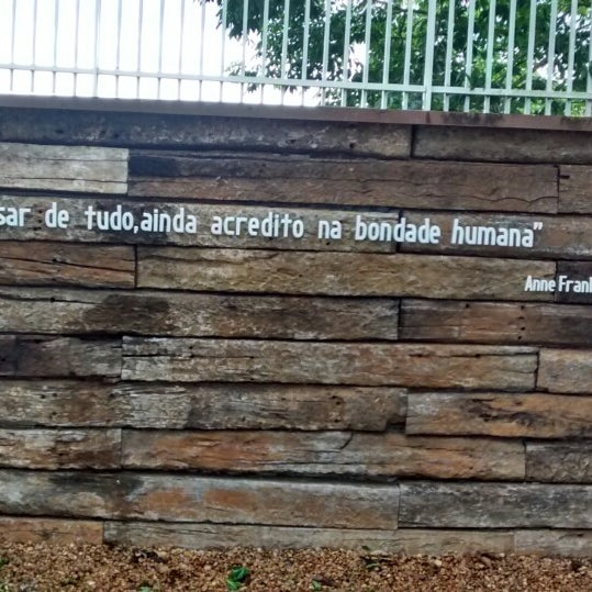 Photo taken at Museu do Holocausto de Curitiba by Felipe C. on 11/7/2014