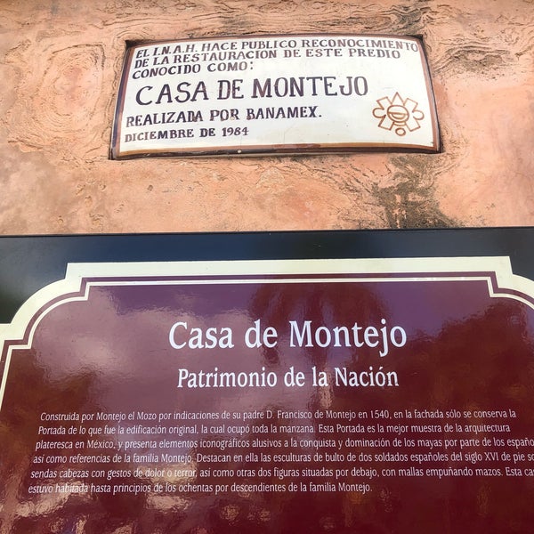 Photo taken at Museo Casa de Montejo by Omar M. on 1/20/2019