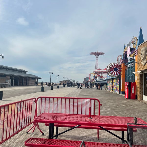 Photo taken at Coney Island Beach &amp; Boardwalk by Diane S. on 11/4/2023