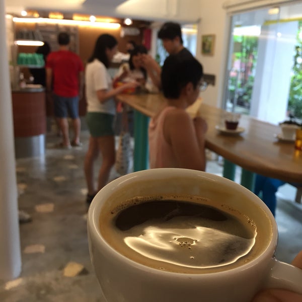 I agree if this coffee shop is one of the best. Located in a residential area. Their concept is a coffee stand (without/limited chairs available), the coffee was beyond my expectation #coffeeSingapore