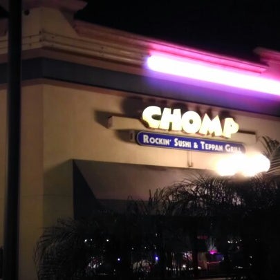 Photo taken at Chomp Sushi &amp; Teppan Grill by Danielle M. on 12/23/2012