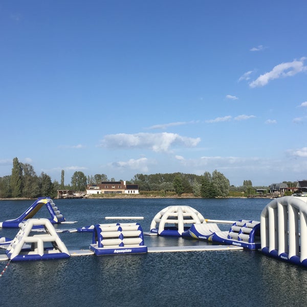 Aqua Bounce Inflatable Water Park Lakeside Fairlop Waters Aqua