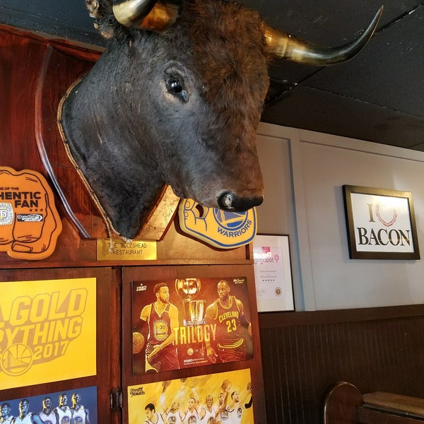Photo taken at Bullshead Restaurant by Chris H. on 6/19/2017