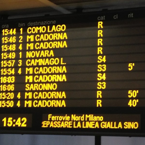 Photos At Stazione Milano Domodossola Train Station In Pagano