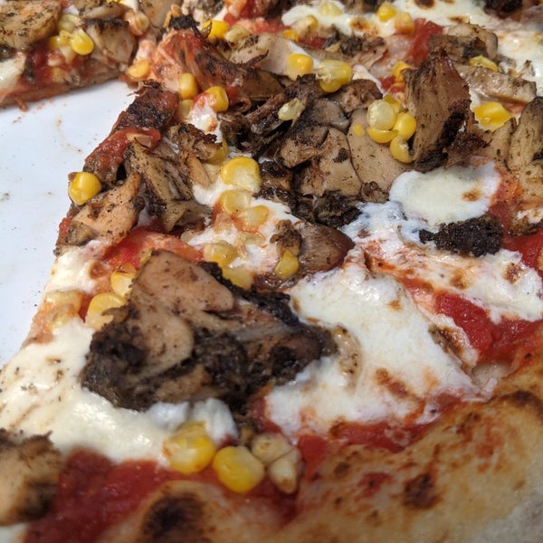 Jerk chicken pizza. Make sure you get the pepper sauce on the side.