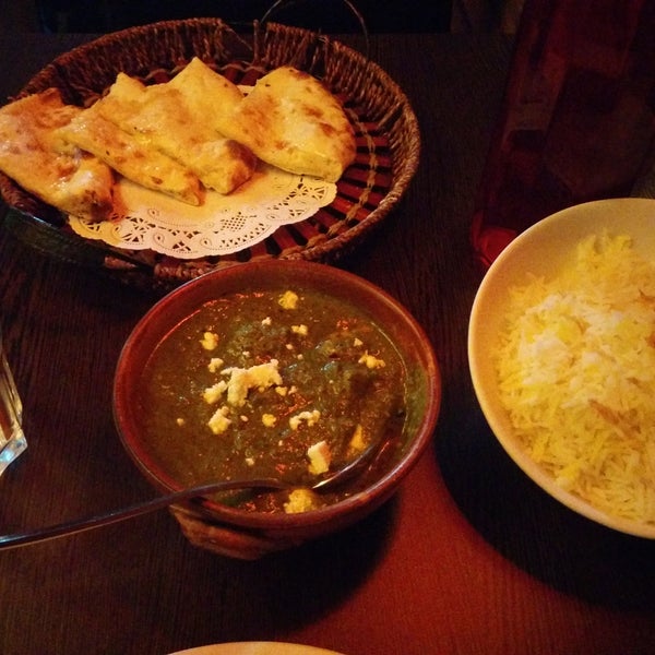 Great Indian food. Not much space so make sure you reserve a table. Palak paneer is great.