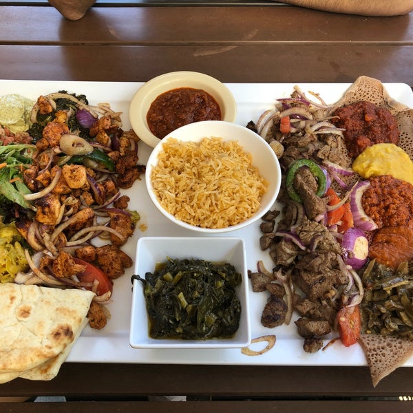 Photo taken at Desta Ethiopian Kitchen by Samira on 3/30/2019