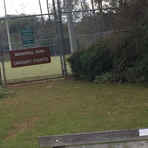 Memorial Park Croquet Courts Field in Houston