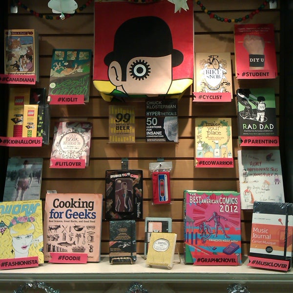 Checking out the Xmas Gift-Giving display at the @Coop_Bookstore!