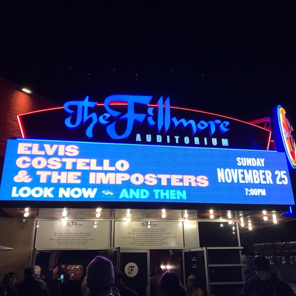 Das Foto wurde bei Fillmore Auditorium von Joel G. am 11/26/2018 aufgenommen