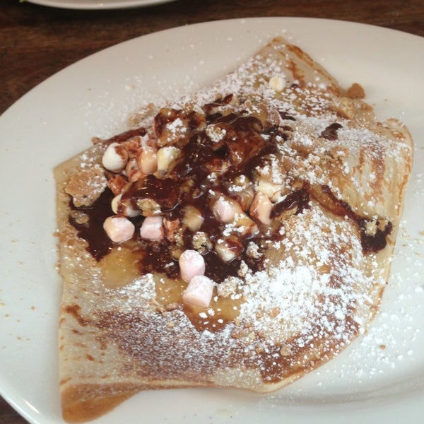 The rocky road crepe is incredible